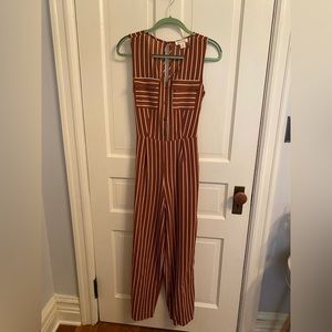 Striped Jumpsuit